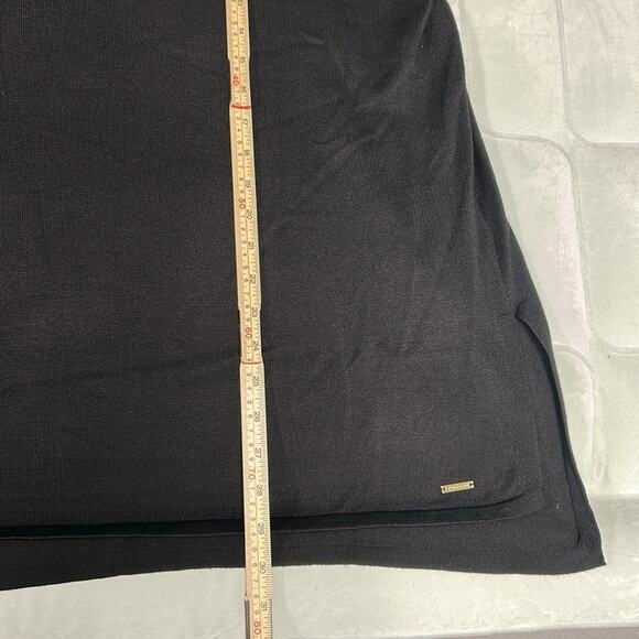 T Tahari Woman Plus Size Tunic 2X Mesh Rhinestones Long Sleeve Soft Stretchy Top - Picture 8 of 9